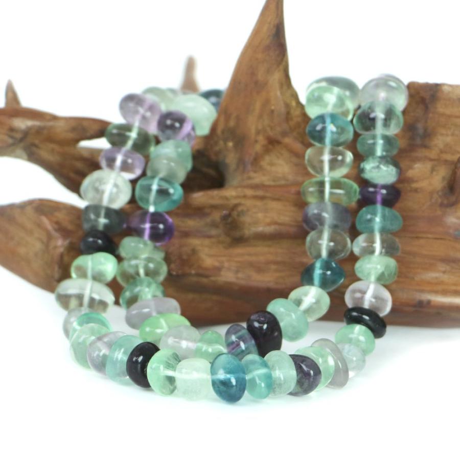 パワーストーン 天然石 ブレスレット フローライト タンブル 6×10mm 数珠 念珠 Bracelet お試し価格 |  | 11