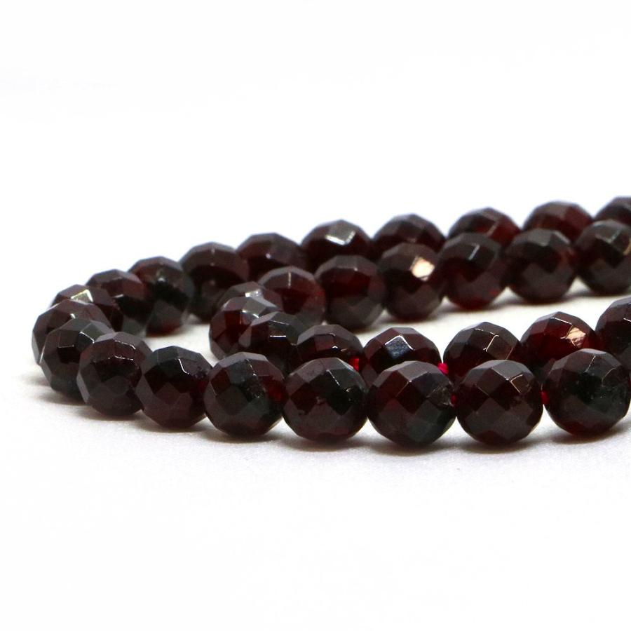 パワーストーン 天然石 ブレスレット ガーネット カット 6mm 数珠 念珠 Bracelet お試し価格 |  | 10