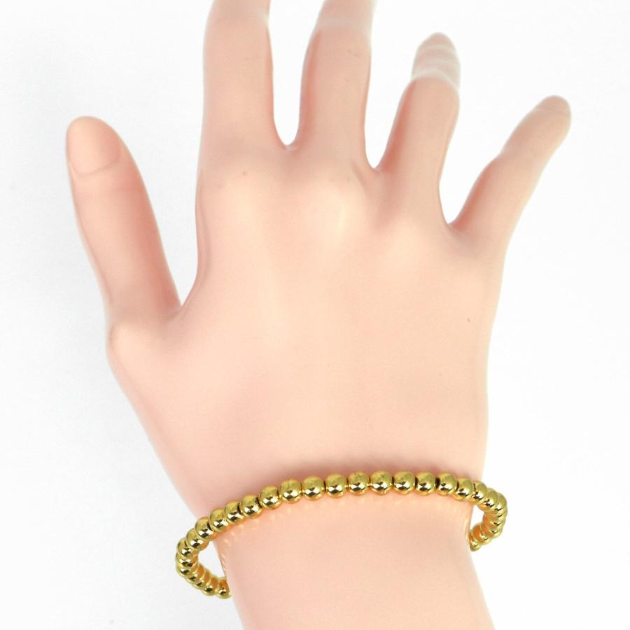 パワーストーン 天然石 ブレスレット ヘマタイト ゴールド 丸玉 4ｍｍ 数珠 念珠 Bracelet お試し価格 |  | 02
