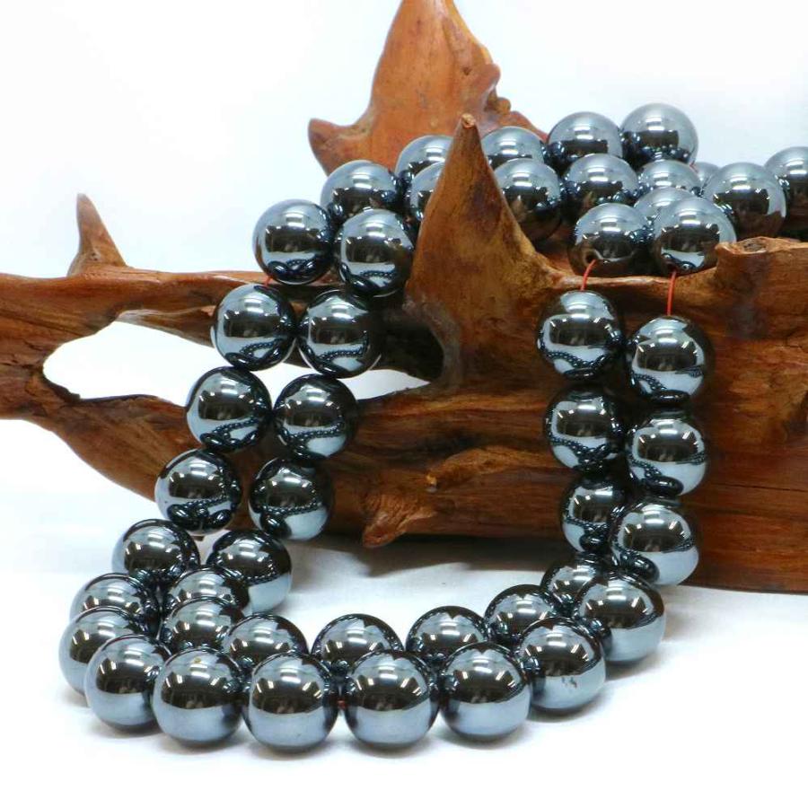 パワーストーン 天然石 ブレスレット ヘマタイト 丸玉 12mm 数珠 念珠 Bracelet お試し価格 |  | 11