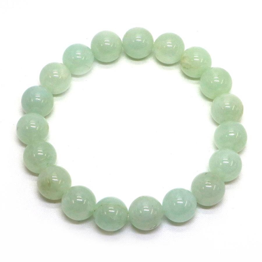 パワーストーン 天然石 ブレスレット 翡翠 ひすい ジェード ジェダイト 丸玉 10mm 数珠 念珠 Bracelet お試し価格 |  | 01