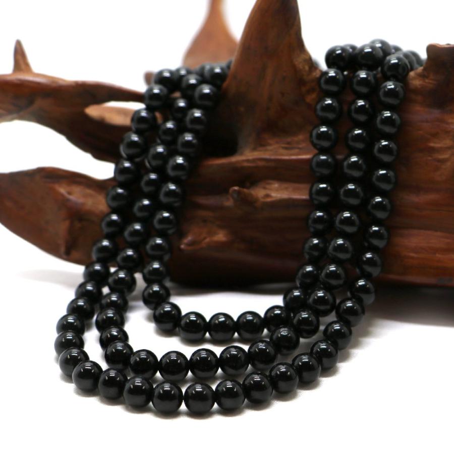 パワーストーン 天然石 ブレスレット 黒翡翠 ひすい ジェード ジェダイト 丸玉 6mm 数珠 念珠 Bracelet お試し価格 |  | 11