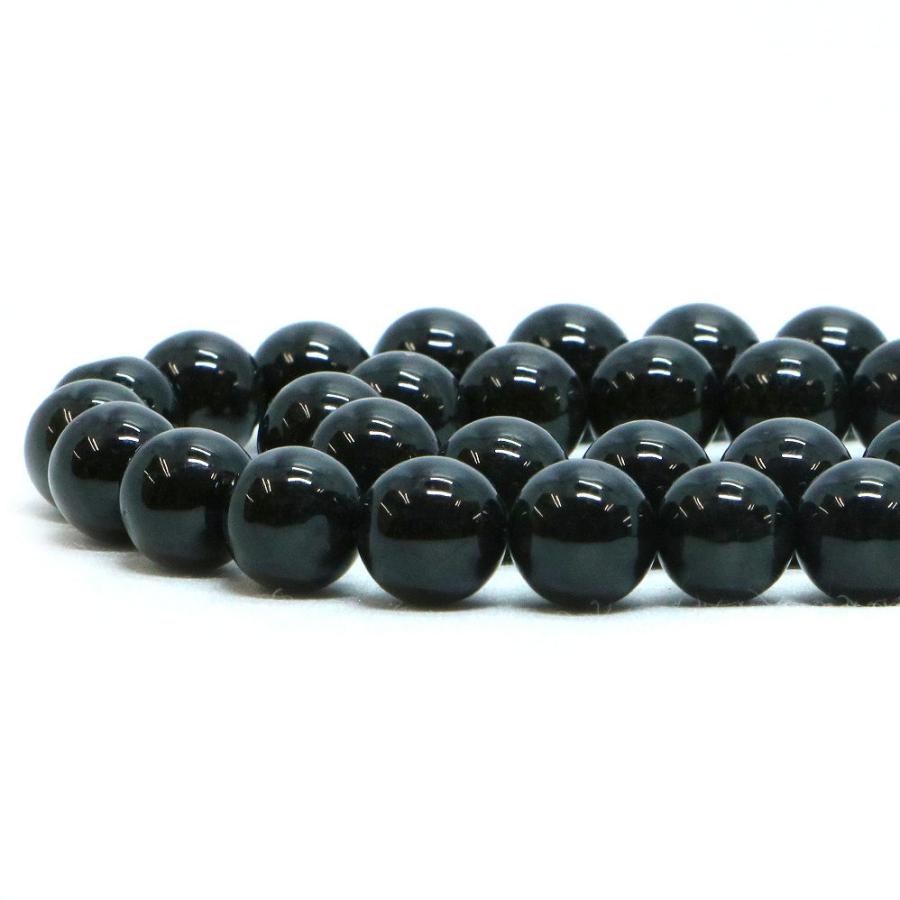 パワーストーン 天然石 ブレスレット 黒翡翠 ひすい ジェード ジェダイト 丸玉 8mm 数珠 念珠 Bracelet お試し価格 |  | 10
