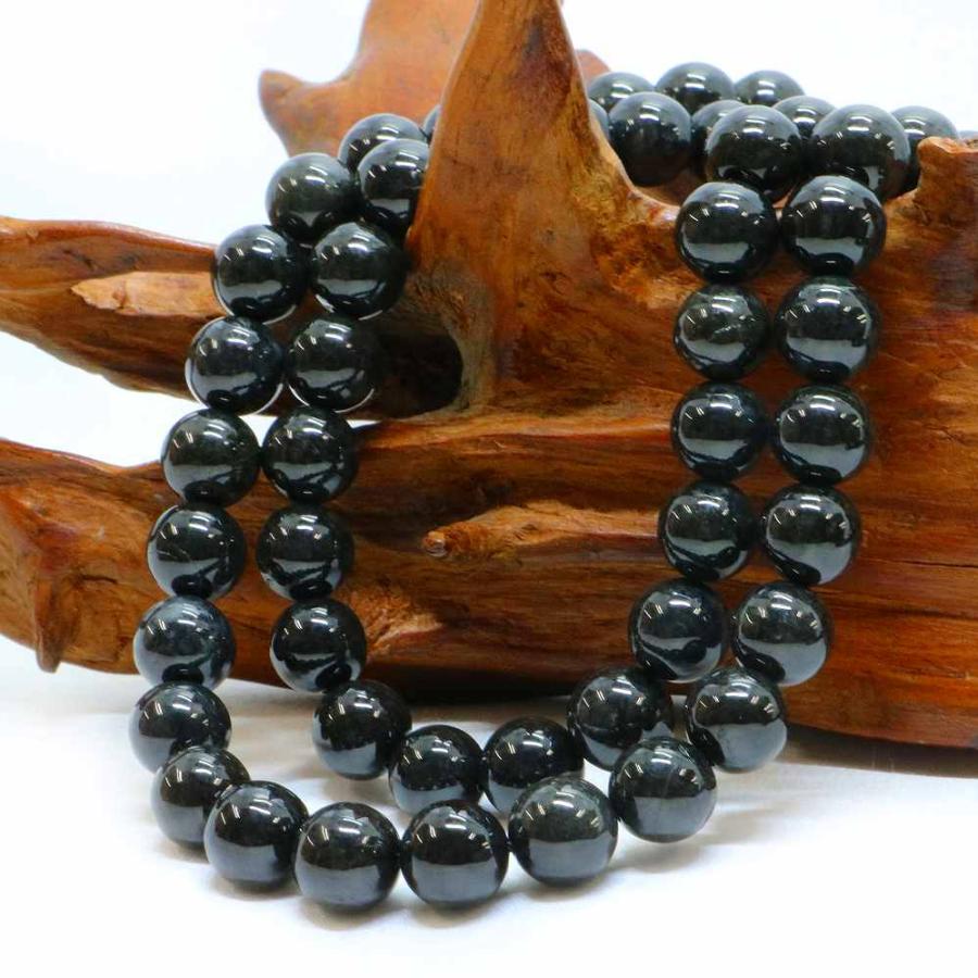 パワーストーン 天然石 ブレスレット 黒翡翠 ひすい ジェード ジェダイト 丸玉 8mm 数珠 念珠 Bracelet お試し価格 |  | 11