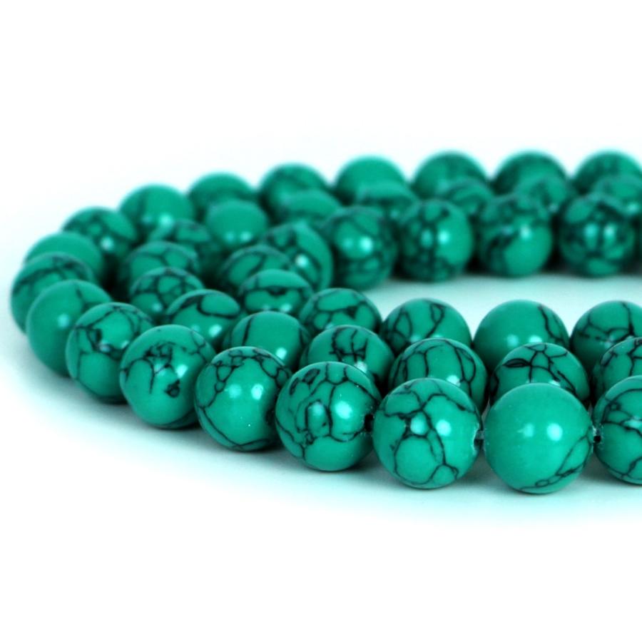 パワーストーン 天然石 ブレスレット フェイク ターコイズ(人工