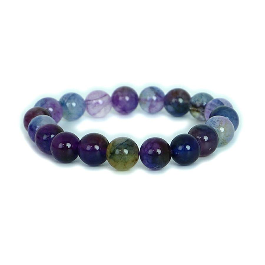 パワーストーン 天然石 ブレスレット カラージェード(コスモMIX・染め) 丸玉 10mm 数珠 念珠 Bracelet お試し価格 | 