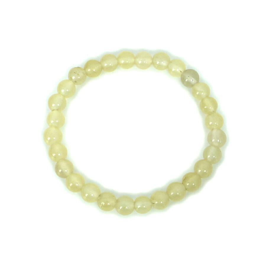 パワーストーン 天然石 ブレスレット カラージェード(レモン・染め) 丸玉 6mm 数珠 念珠 Bracelet お試し価格 |  | 01