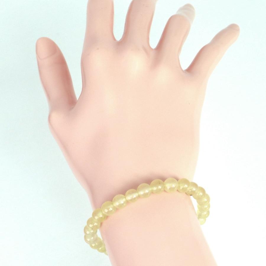 パワーストーン 天然石 ブレスレット カラージェード(レモン・染め) 丸玉 6mm 数珠 念珠 Bracelet お試し価格 |  | 02
