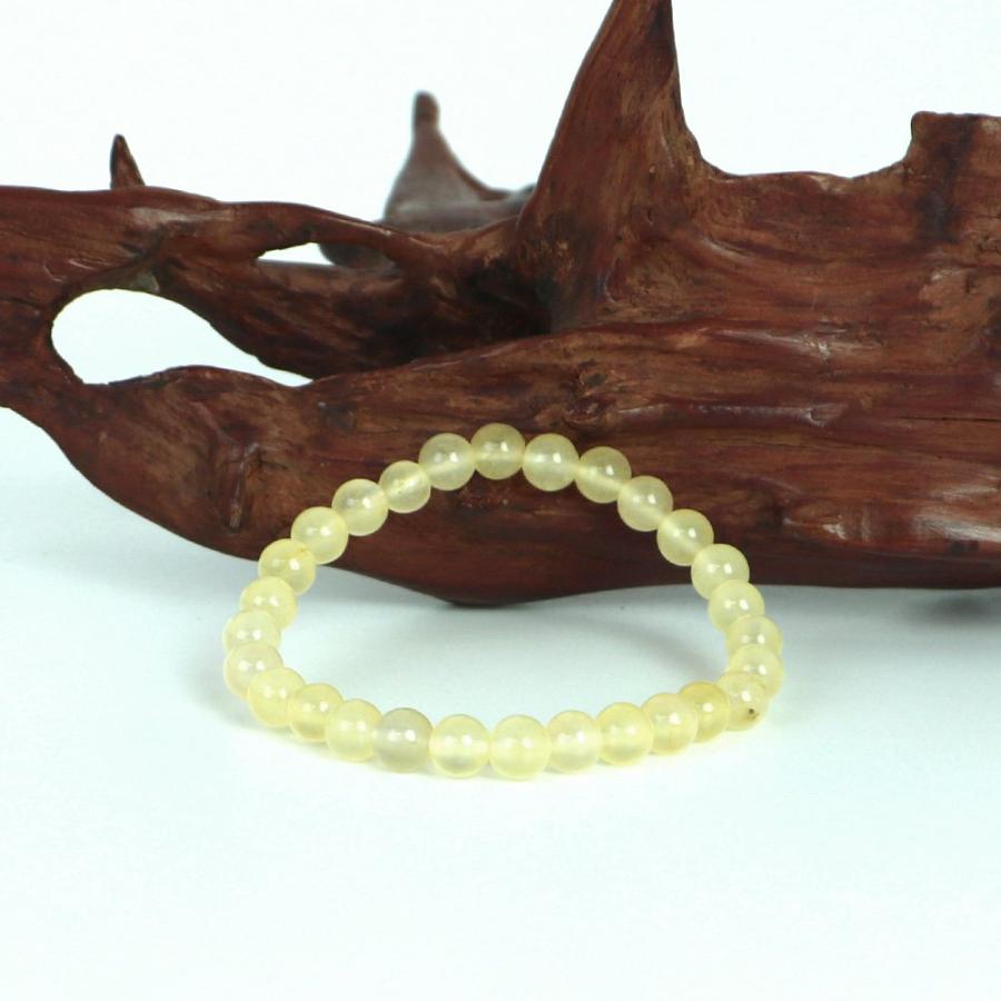 パワーストーン 天然石 ブレスレット カラージェード(レモン・染め) 丸玉 6mm 数珠 念珠 Bracelet お試し価格 |  | 03
