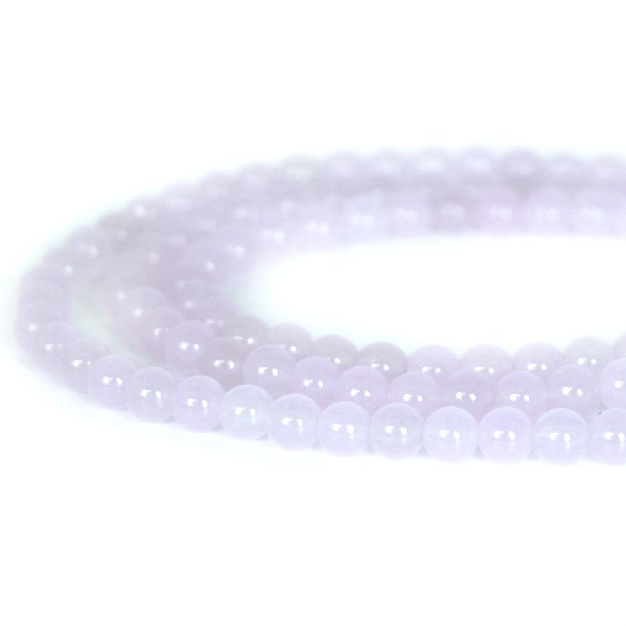 パワーストーン 天然石 ブレスレット カラージェード(ラベンダー・染め) 丸玉 6mm 数珠 念珠 Bracelet お試し価格 |  | 10