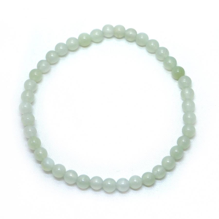 パワーストーン 天然石 ブレスレット カラージェード(レモン・染め) 丸玉 4mm 数珠 念珠 Bracelet お試し価格 |  | 01