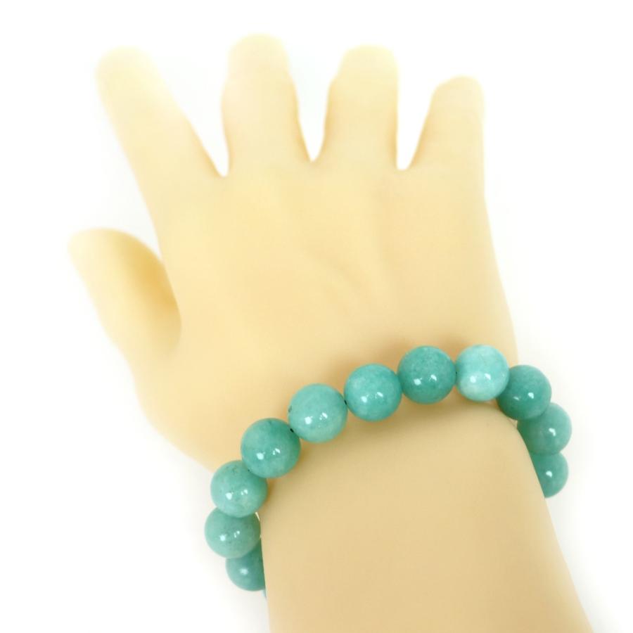 アマゾナイト ブレスレット 12mm 天然石 パワーストーン 楽天市場】アマゾナイト ブレスレット 12mm 17~19cm M~LL サイズ