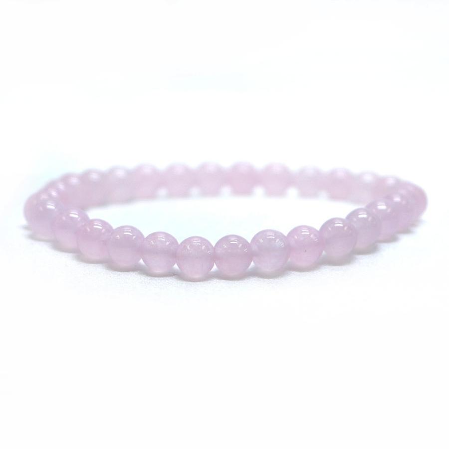 パワーストーン 天然石 ブレスレット カラージェード(ピンク・染め) 丸玉 6mm 数珠 念珠 Bracelet お試し価格 | 
