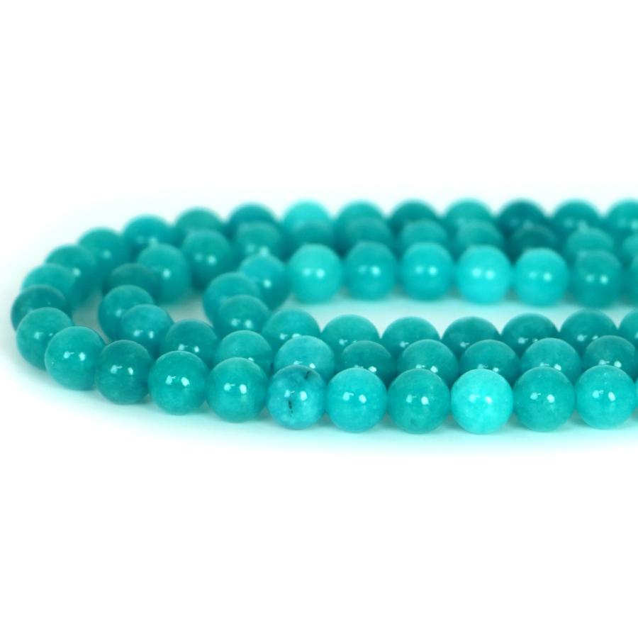 パワーストーン 天然石 ブレスレット カラージェード(アマゾナイトカラー 染め) 丸玉 8mm 数珠 念珠 Bracelet お試し価格 |  | 10