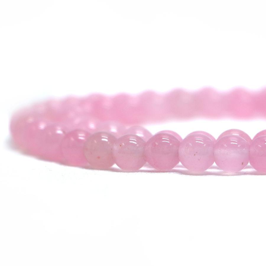 パワーストーン 天然石 ブレスレット カラージェード(ピンク・染め) 丸玉 6mm 数珠 念珠 Bracelet お試し価格 |  | 10