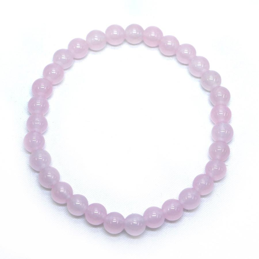 パワーストーン 天然石 ブレスレット カラージェード(ピンク・染め) 丸玉 6mm 数珠 念珠 Bracelet お試し価格 |  | 01