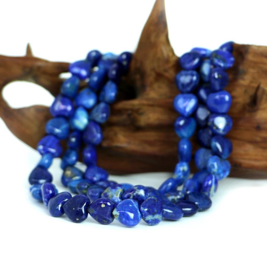 パワーストーン 天然石 ブレスレット ラピスラズリ ハート 10mm（厚み5mm） 数珠 念珠 Bracelet お試し価格 |  | 10