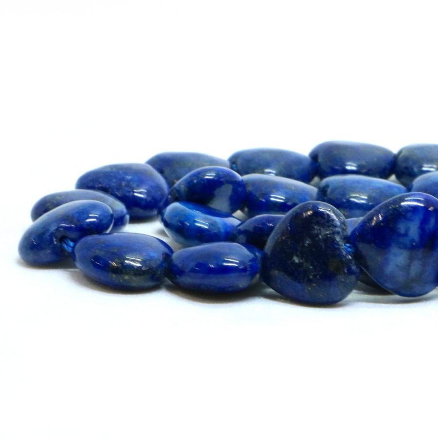 パワーストーン 天然石 ブレスレット ラピスラズリ ハート 12mm（厚み6mm） 数珠 念珠 Bracelet お試し価格 |  | 09