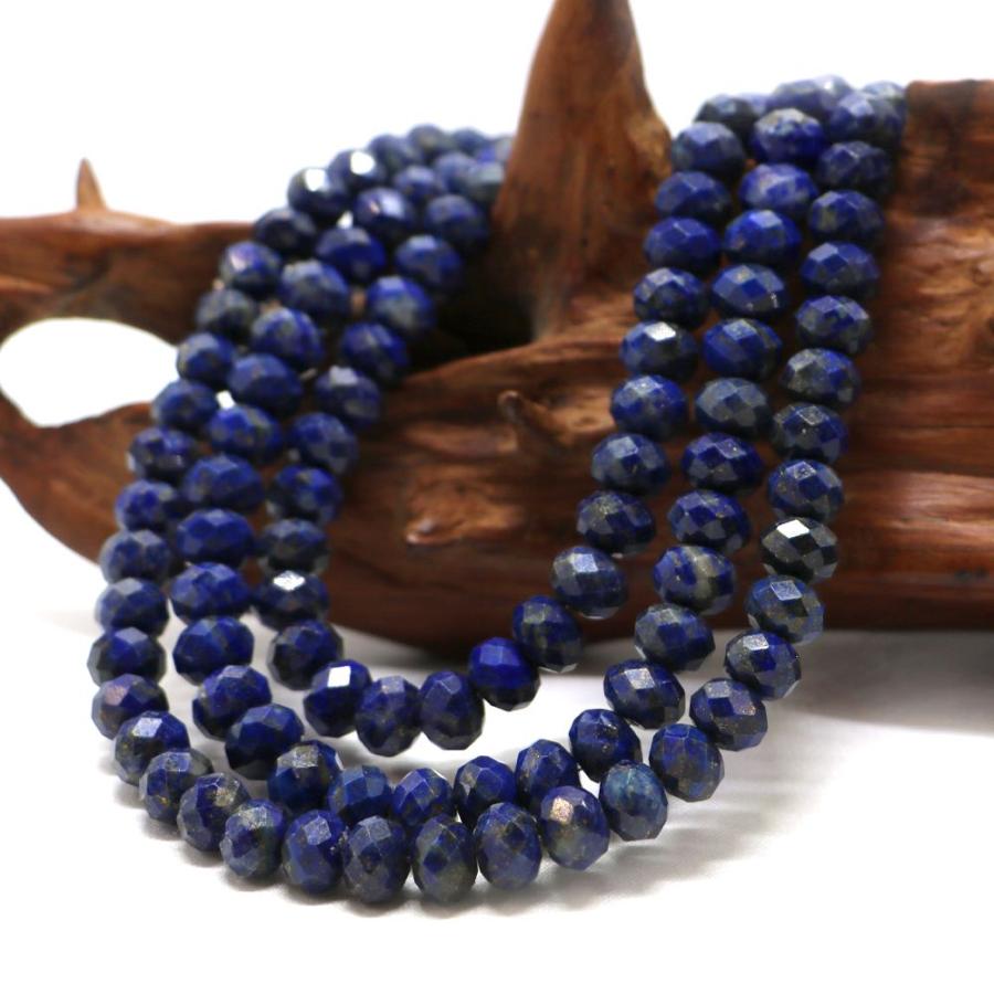 パワーストーン 天然石 ブレスレット ラピスラズリ ボタンカット 6×8mm 数珠 念珠 Bracelet お試し価格 |  | 11