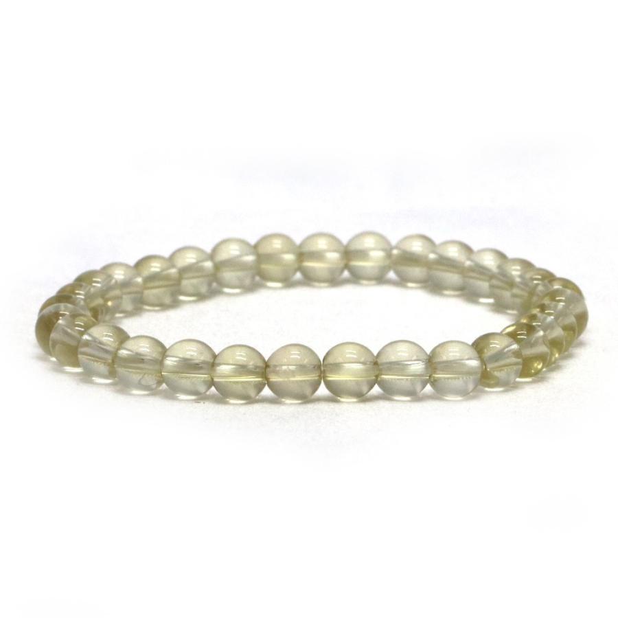 パワーストーン 天然石 ブレスレット レモンクォーツ 丸玉 6mm 数珠 念珠 Bracelet お試し価格 | 