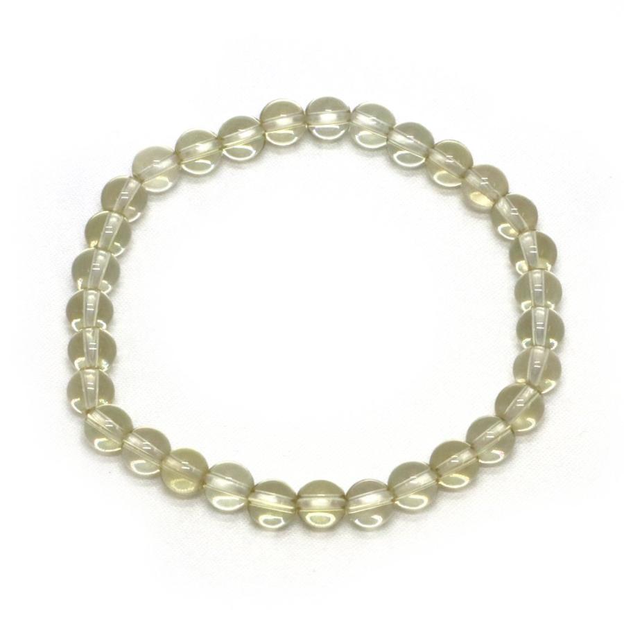 パワーストーン 天然石 ブレスレット レモンクォーツ 丸玉 6mm 数珠 念珠 Bracelet お試し価格 |  | 01