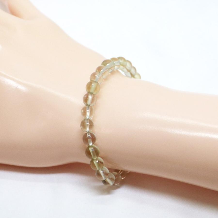 パワーストーン 天然石 ブレスレット レモンクォーツ 丸玉 6mm 数珠 念珠 Bracelet お試し価格 |  | 02