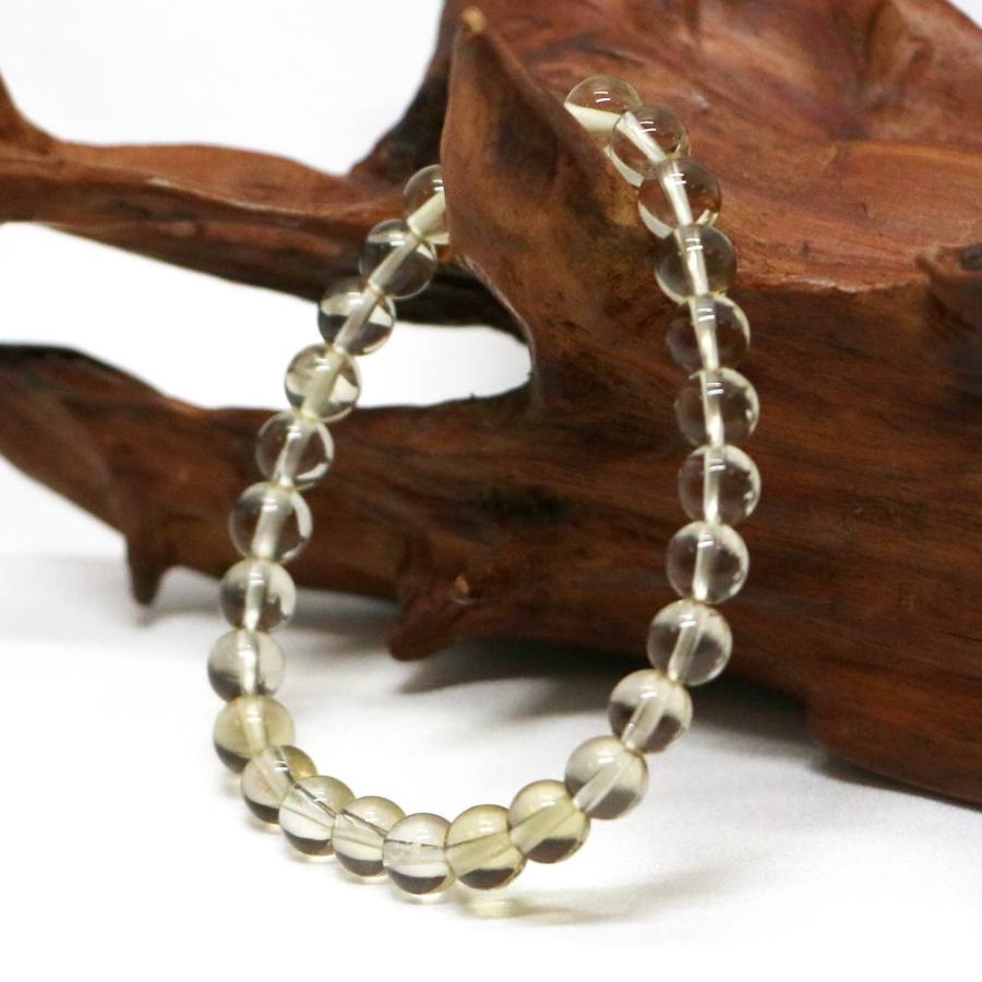 パワーストーン 天然石 ブレスレット レモンクォーツ 丸玉 6mm 数珠 念珠 Bracelet お試し価格 |  | 03