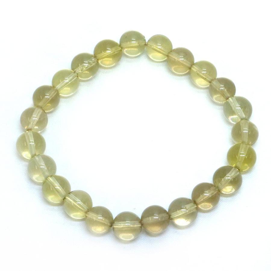 パワーストーン 天然石 ブレスレット レモンクォーツ 丸玉 8mm 数珠 念珠 Bracelet お試し価格 |  | 01