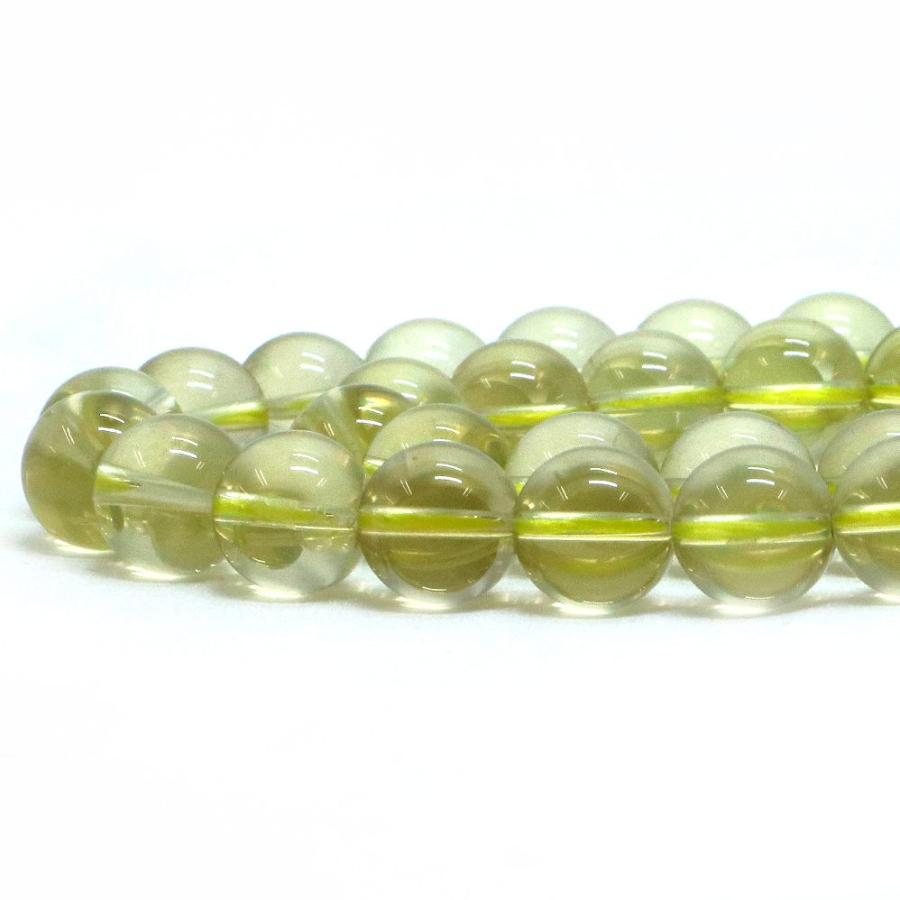 パワーストーン 天然石 ブレスレット レモンクォーツ 丸玉 10mm 数珠 念珠 Bracelet お試し価格 |  | 10