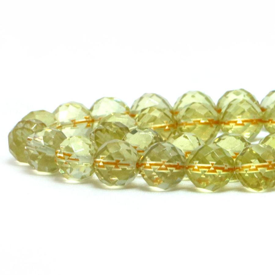 パワーストーン 天然石 ブレスレット レモンクォーツ カット 10mm 数珠 念珠 Bracelet お試し価格 |  | 10