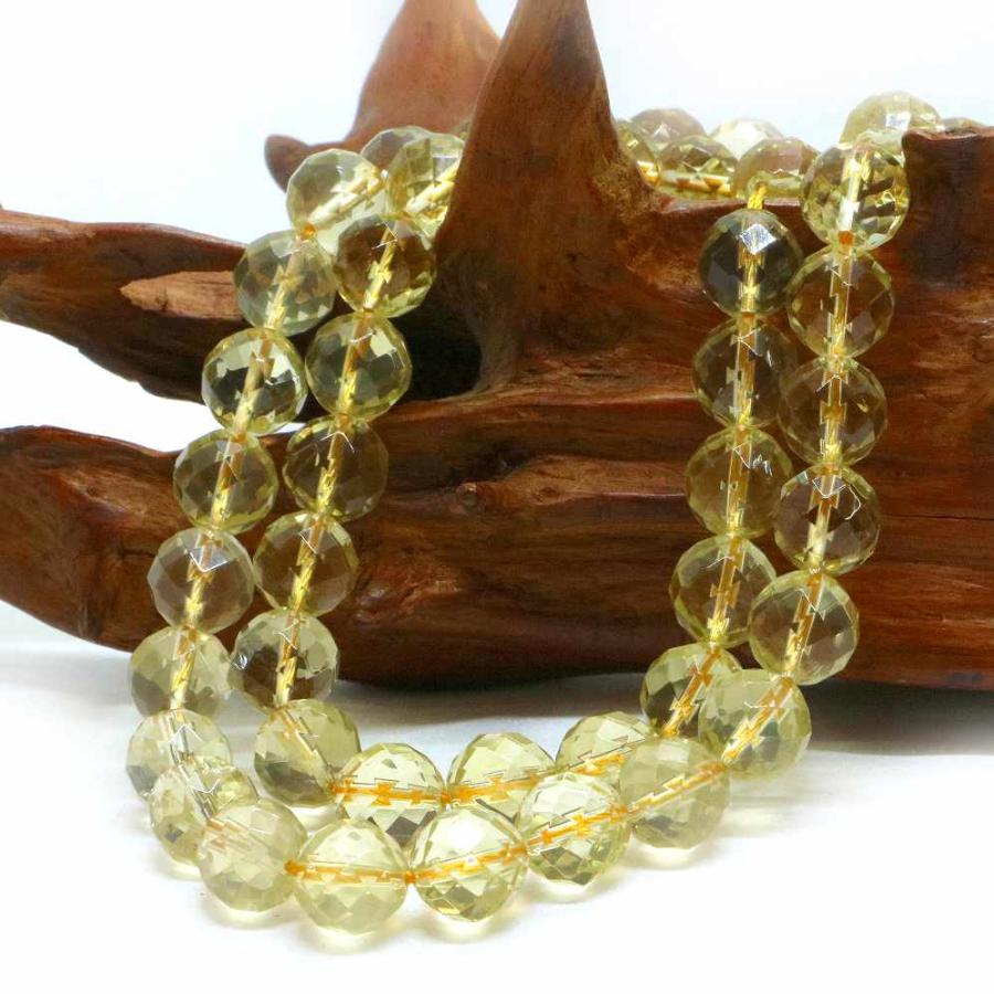 パワーストーン 天然石 ブレスレット レモンクォーツ カット 10mm 数珠 念珠 Bracelet お試し価格 |  | 11