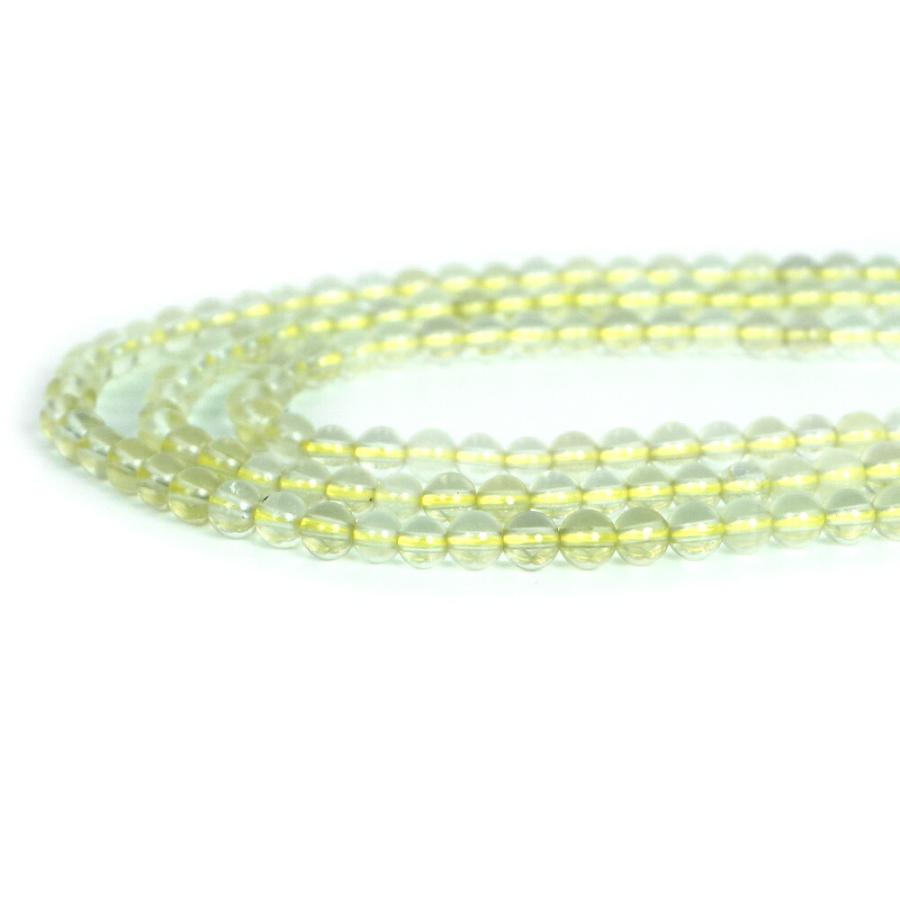 パワーストーン 天然石 ブレスレット レモンクォーツ 丸玉 5mm 数珠 念珠 Bracelet お試し価格 |  | 10