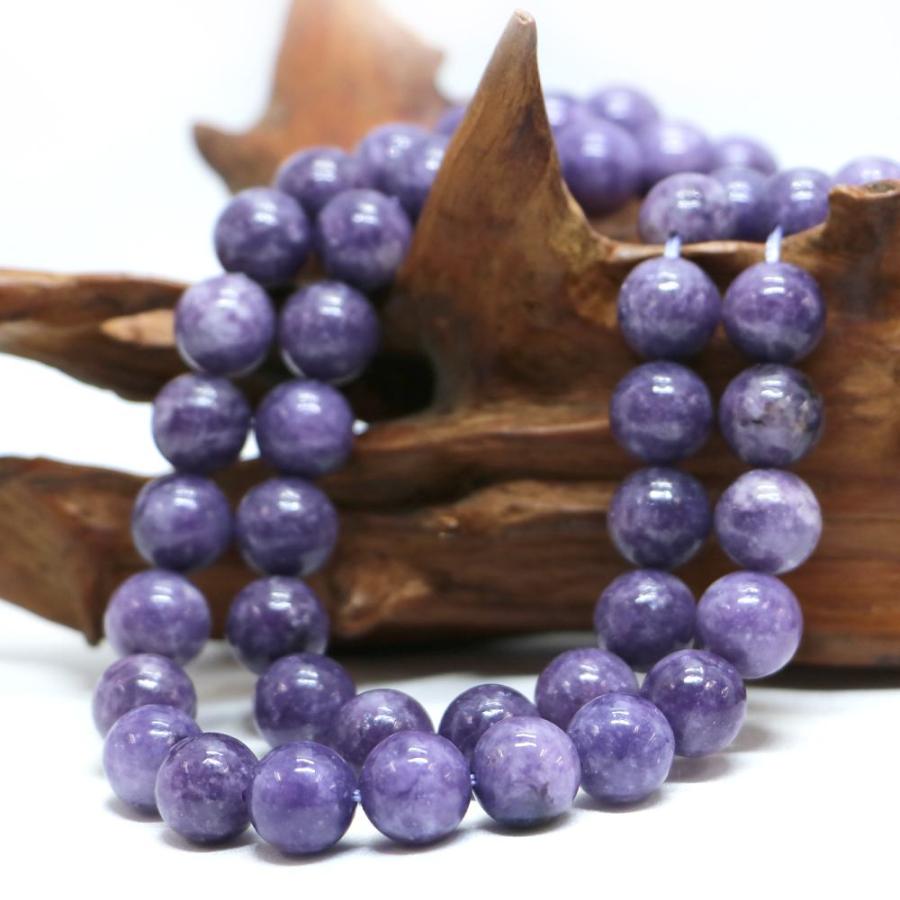 パワーストーン 天然石 ブレスレット レピドライト 丸玉 10mm 数珠 念珠 Bracelet お試し価格 |  | 11