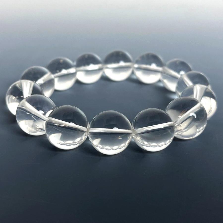 パワーストーン 天然石 ブレスレ ット ミルキークォーツAA【丸玉】16mm 数珠 念珠 Bracelet お試し価 格_1