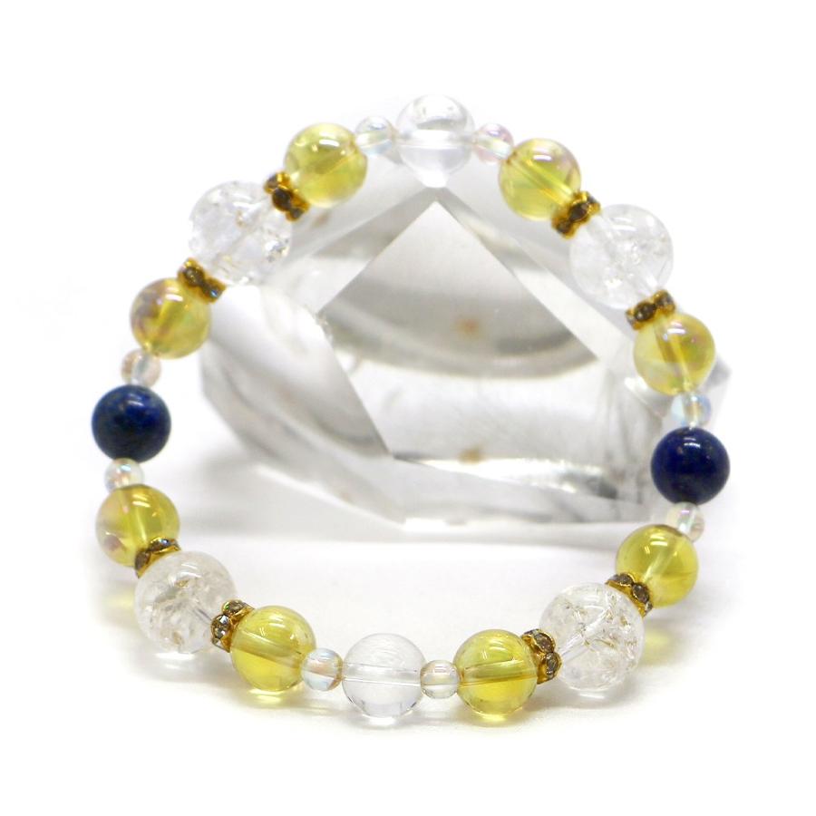 ９月・ラピスラズリ 誕生石ブレスレット 天然石ブレス パワーストーン Bracelet |  | 01