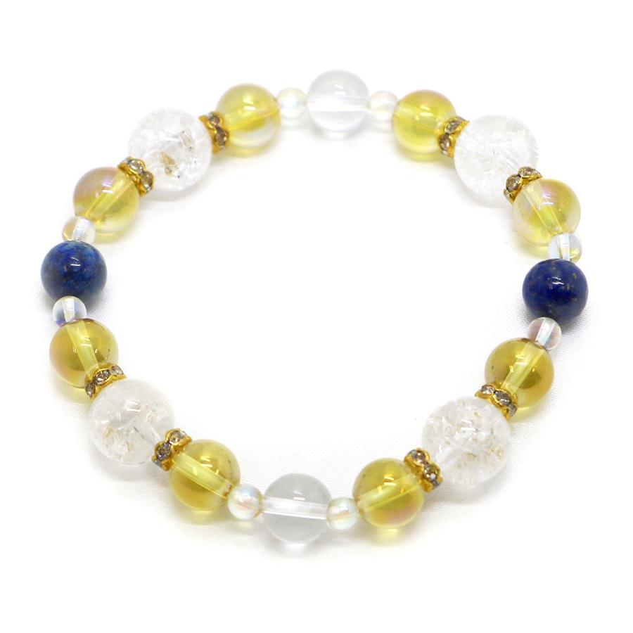 ９月・ラピスラズリ 誕生石ブレスレット 天然石ブレス パワーストーン Bracelet |  | 04