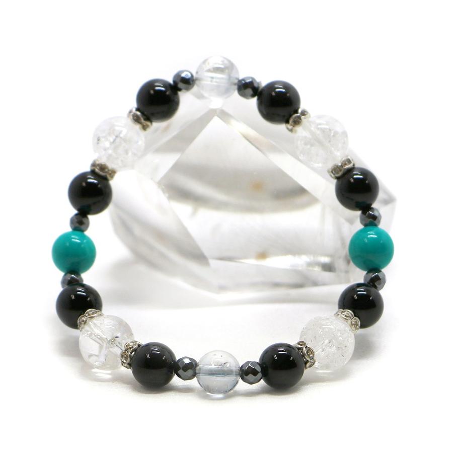 パワーストーンブレスレット　12 パワーストーン ブレスレット メンズ 魔除け 厄除け 祈願 12mm 天眼