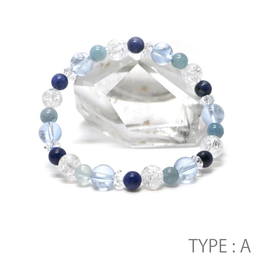 コンビブレスレット ブルークォーツ シトリン パワーストーン Bracelet 天然石 |  | 02