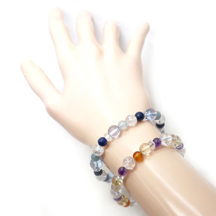 コンビブレスレット ブルークォーツ シトリン パワーストーン Bracelet 天然石 |  | 05