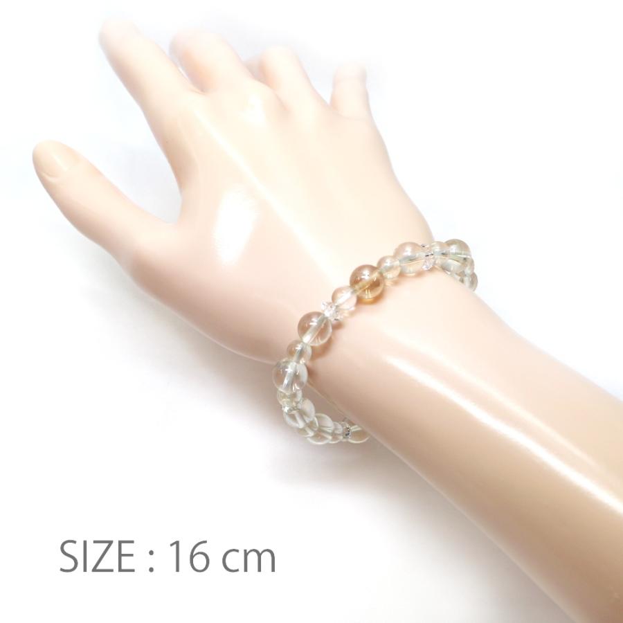 コンビブレスレット ブルークォーツ シトリン パワーストーン Bracelet 天然石 |  | 08