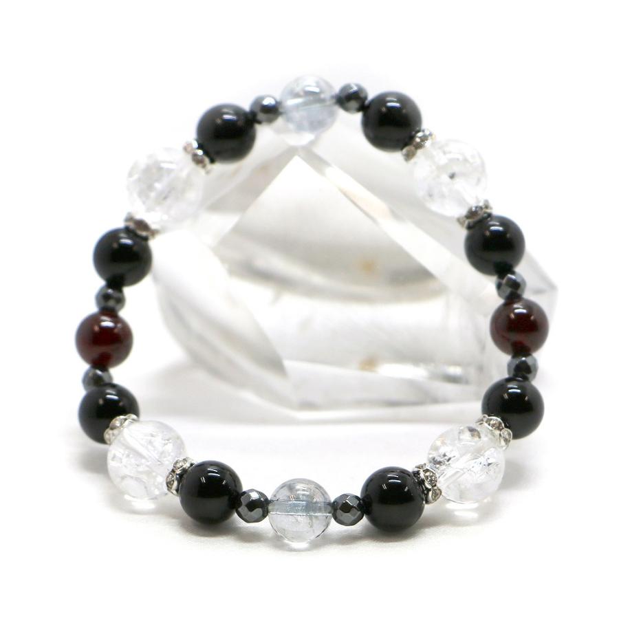 １月・ガーネット 誕生石ブレスレット 天然石ブレス パワーストーン Bracelet |  | 02