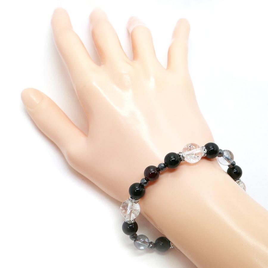 １月・ガーネット 誕生石ブレスレット 天然石ブレス パワーストーン Bracelet |  | 08