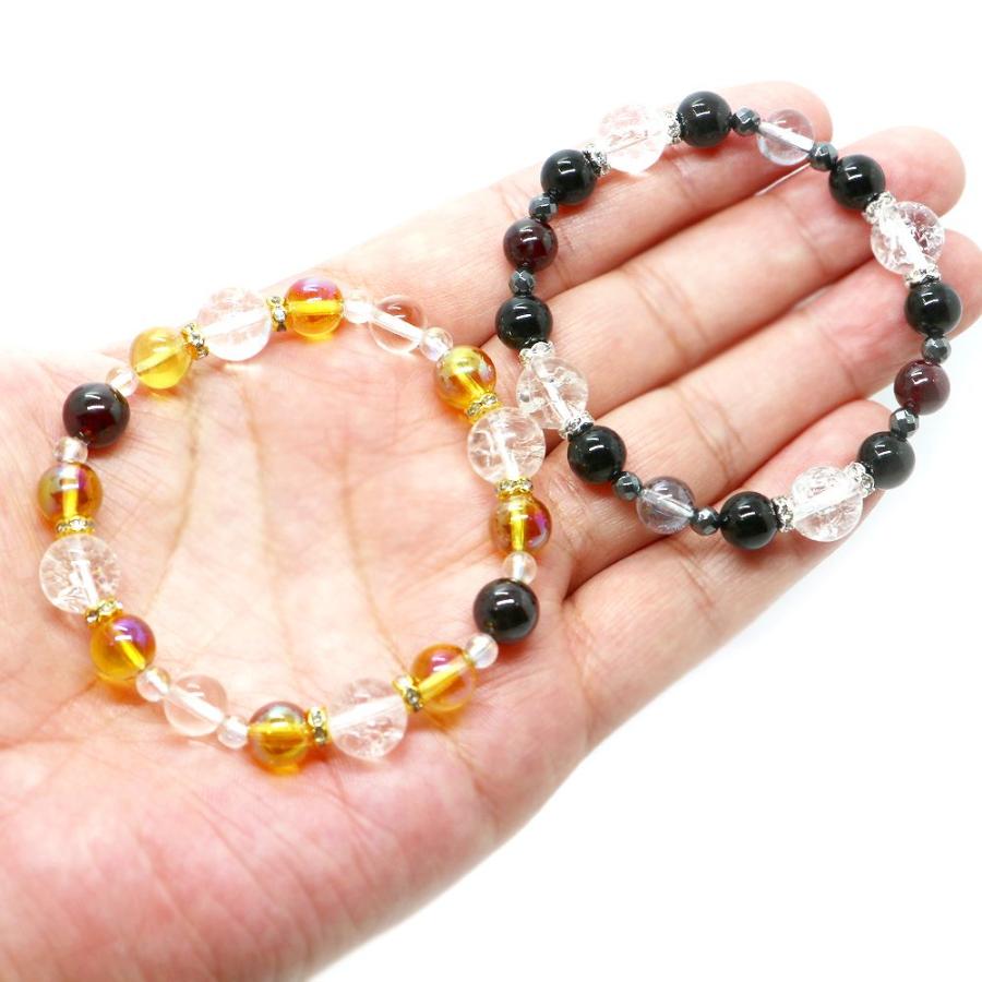 １月・ガーネット 誕生石ブレスレット 天然石ブレス パワーストーン Bracelet |  | 09