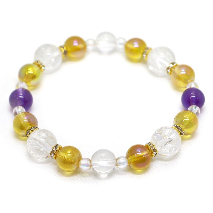２月・アメジスト 誕生石ブレスレット 天然石ブレス パワーストーン Bracelet |  | 04