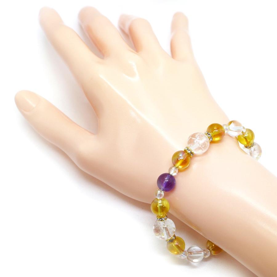 ２月・アメジスト 誕生石ブレスレット 天然石ブレス パワーストーン Bracelet |  | 07