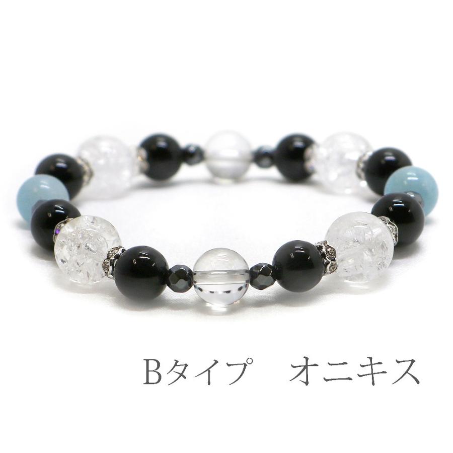 ３月・アクアマリン 誕生石ブレスレット 天然石ブレス パワーストーン Bracelet |  | 05