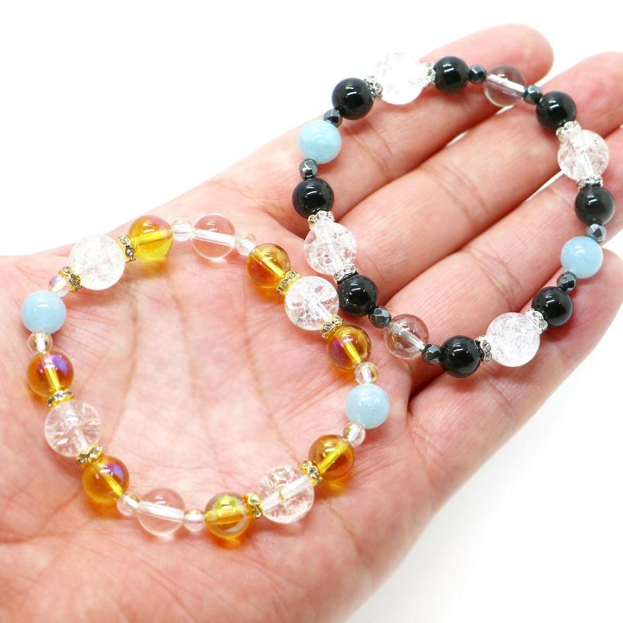 ３月・アクアマリン 誕生石ブレスレット 天然石ブレス パワーストーン Bracelet |  | 09