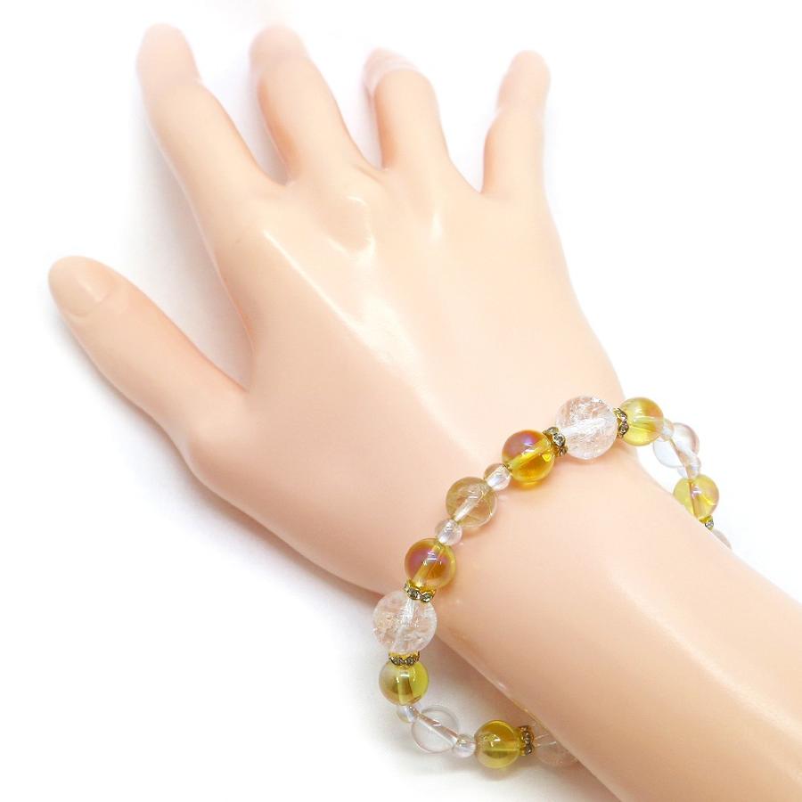 ４月・ルチル 誕生石ブレスレット 天然石ブレス パワーストーン Bracelet |  | 07