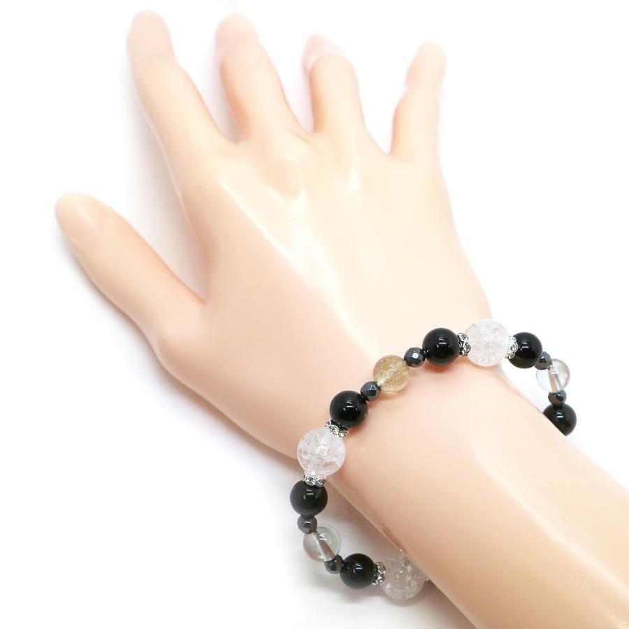 ４月・ルチル 誕生石ブレスレット 天然石ブレス パワーストーン Bracelet |  | 08