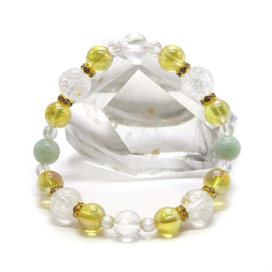 ５月・翡翠 誕生石ブレスレット 天然石ブレス パワーストーン Bracelet |  | 01